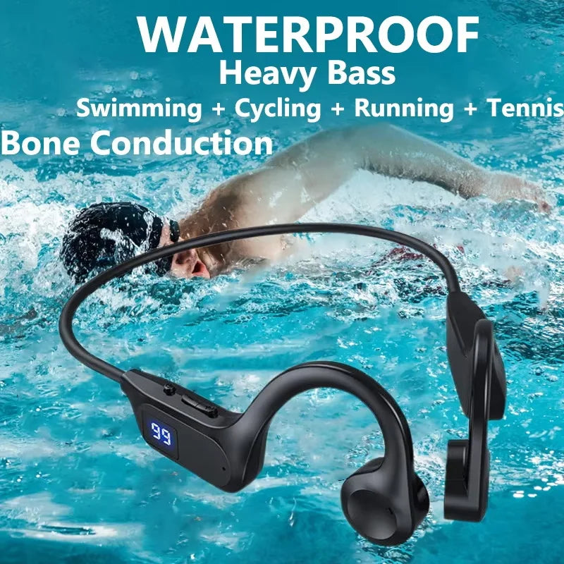 NNEOBA Bone Conduction Wireless Bluetooth Earphones-1