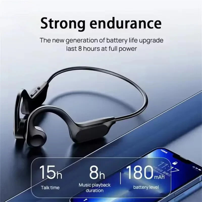 NNEOBA Bone Conduction Wireless Bluetooth Earphones-4