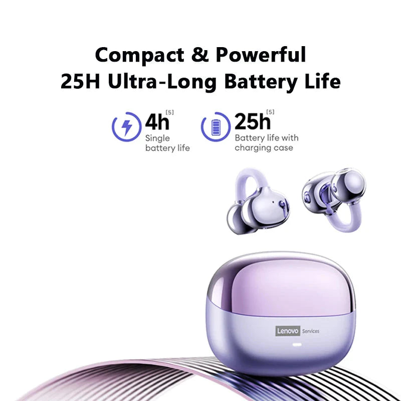 NNEOBA Wireless Bluetooth 6.0 Ear Clip Headphones-2